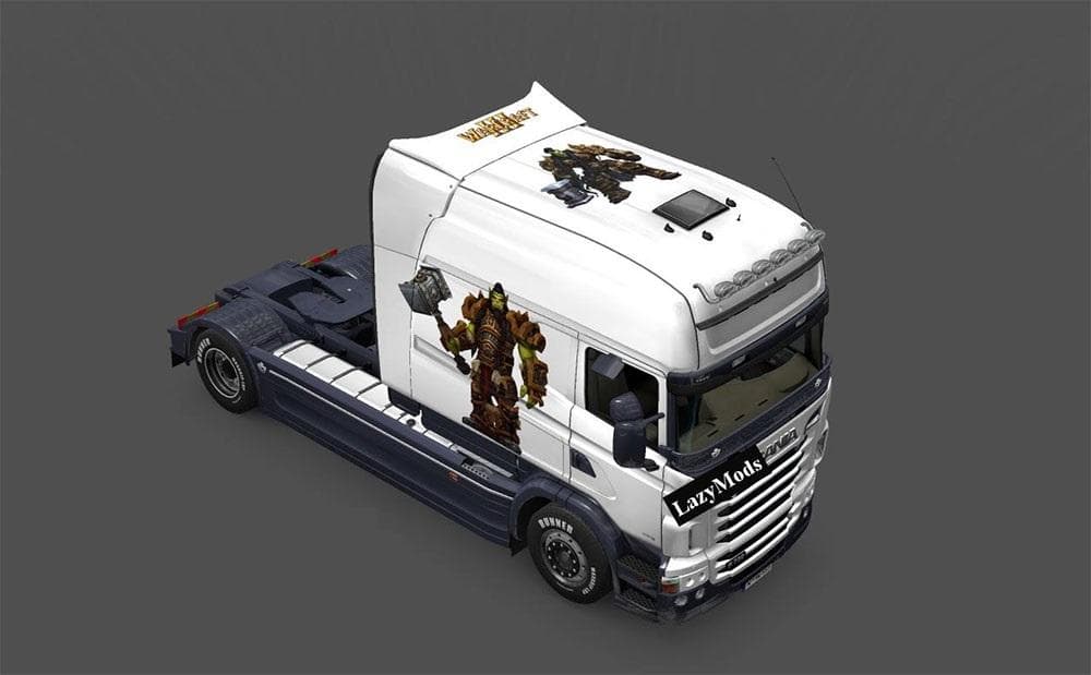 Scania RJL Thrall from Warcraft 3 – Skins mod for Euro Truck Simulator 2
