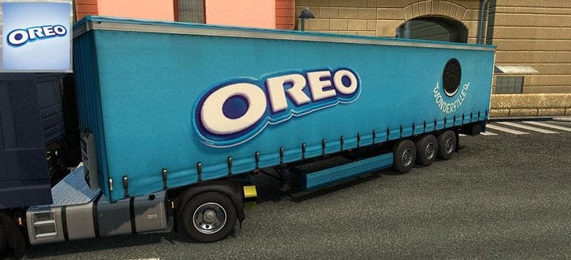 FOOD TRAILERS PACK – Trailers mod for Euro Truck Simulator 2