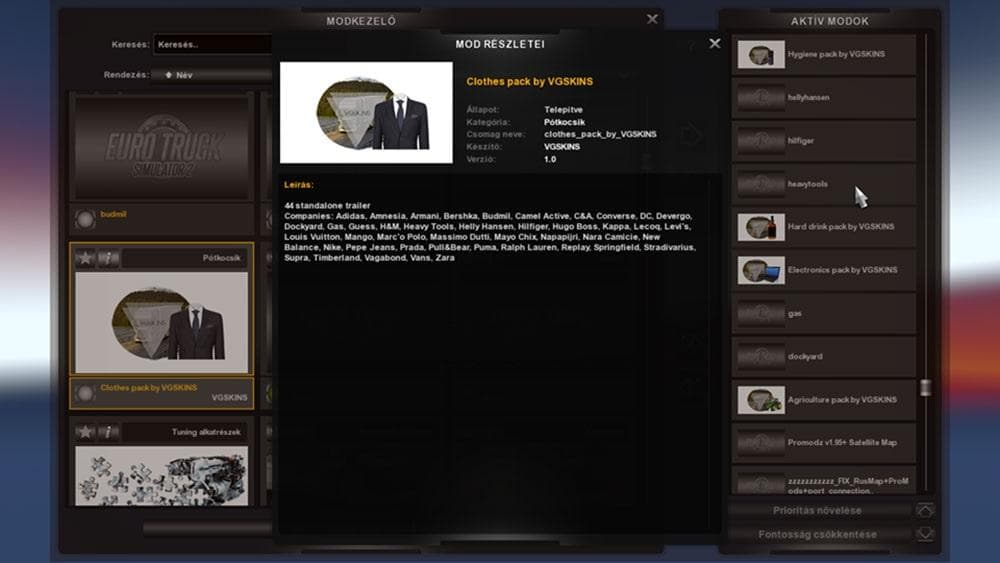 VGS Skin New Trailer defs – Skins mod for Euro Truck Simulator 2
