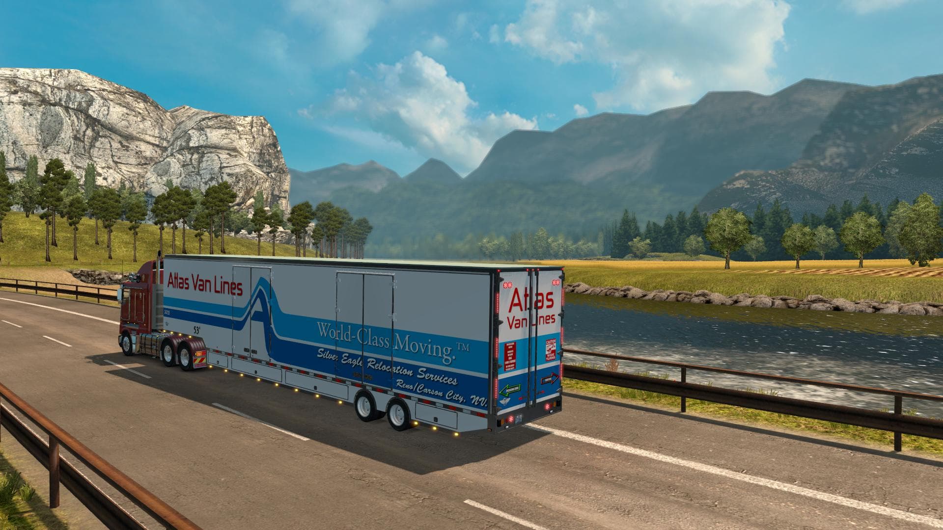 RD Moving Van v1.0 - ETS2 mods download – trailers screenshot 2