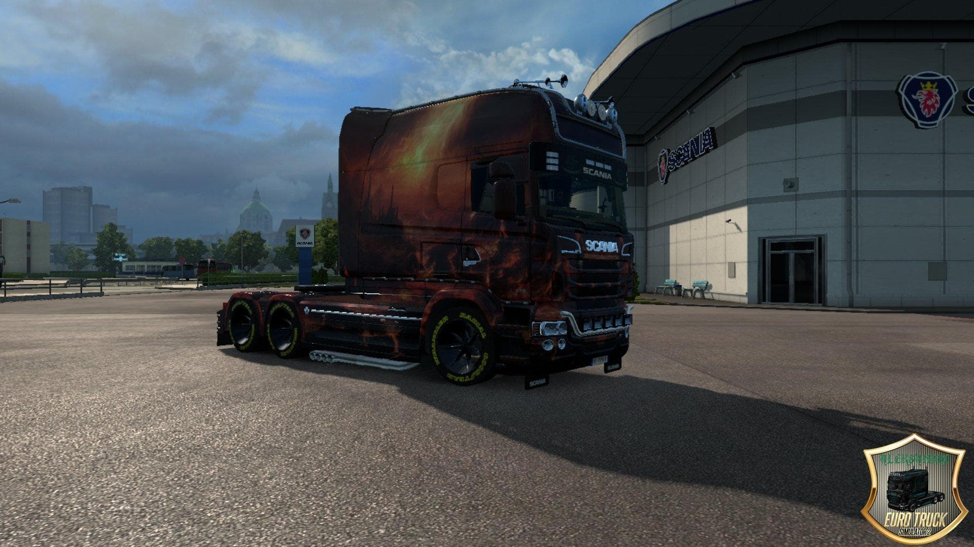 SCANIA RJL LONGLINE ERA OF DRAGONS SKIN – Skins mod for Euro Truck Simulator 2
