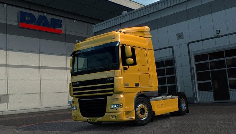 DAF XF 50K + CABIN ACCESSORIES DLC – Parts mod for Euro Truck Simulator 2