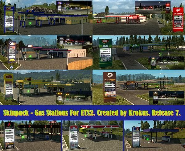 GAS STATIONS 1.21.X – Maps mod for Euro Truck Simulator 2