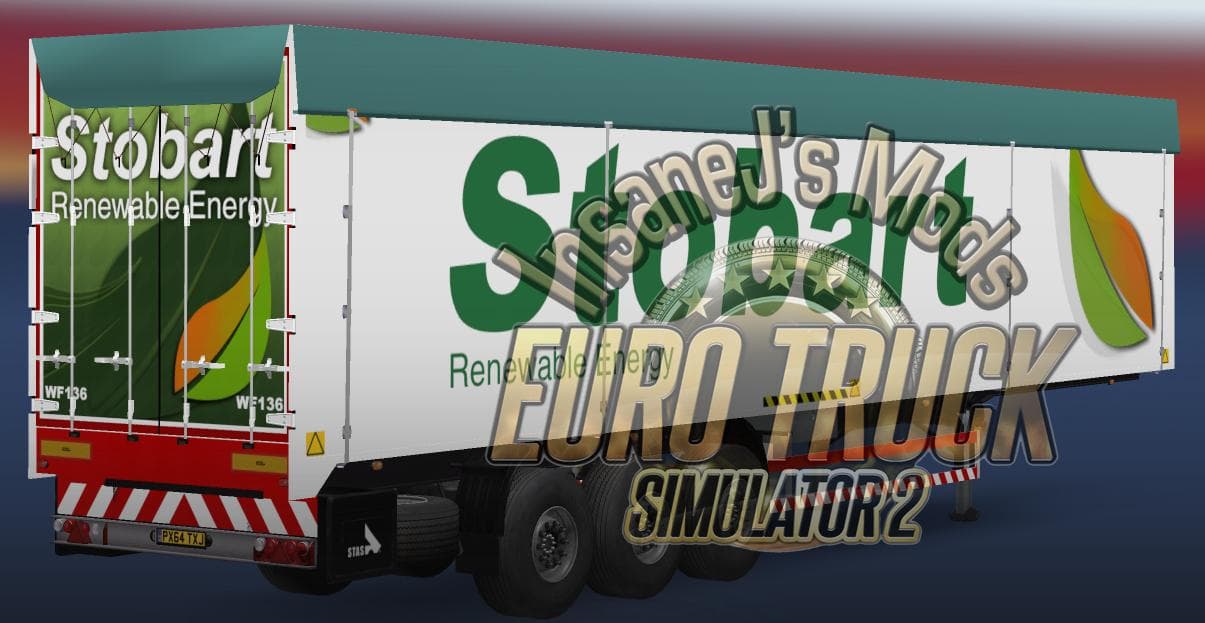 Big Stobart Mod v6.0.1 - ETS2 mods download – trailers screenshot 2