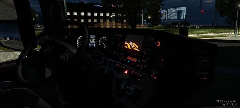 REALISTIC NEW ACTROS INTERIOR V1.5 – Other mod for Euro Truck Simulator 2