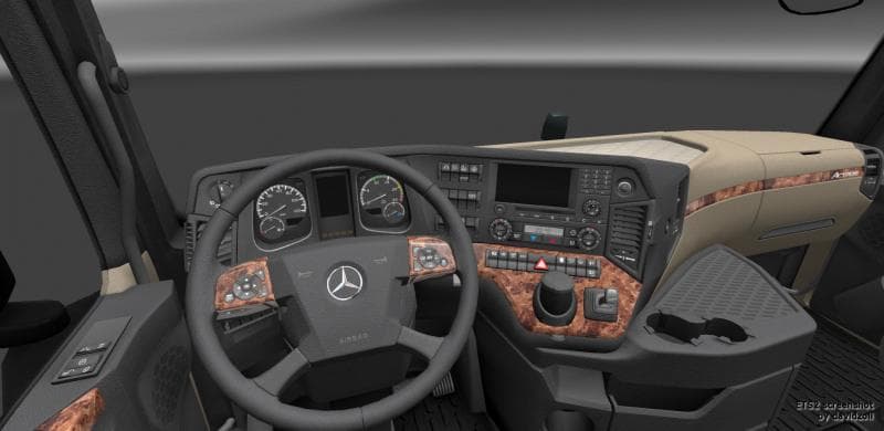 REALISTIC NEW ACTROS INTERIOR V1.5 - ETS2 mods download – other screenshot 2