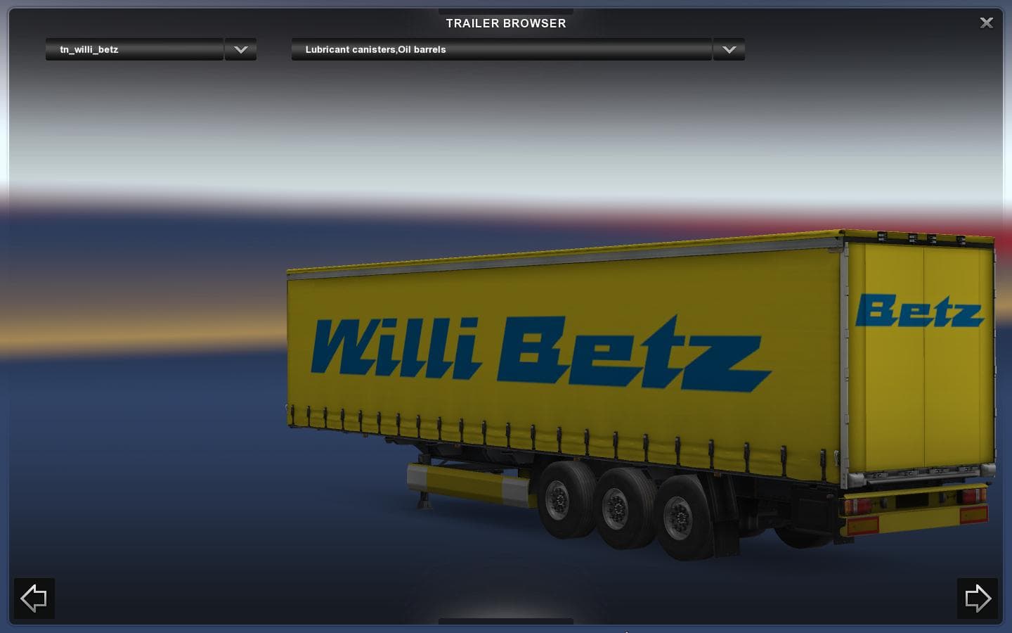 WILLI BETZ TRAILER V2.0 – Trailers mod for Euro Truck Simulator 2