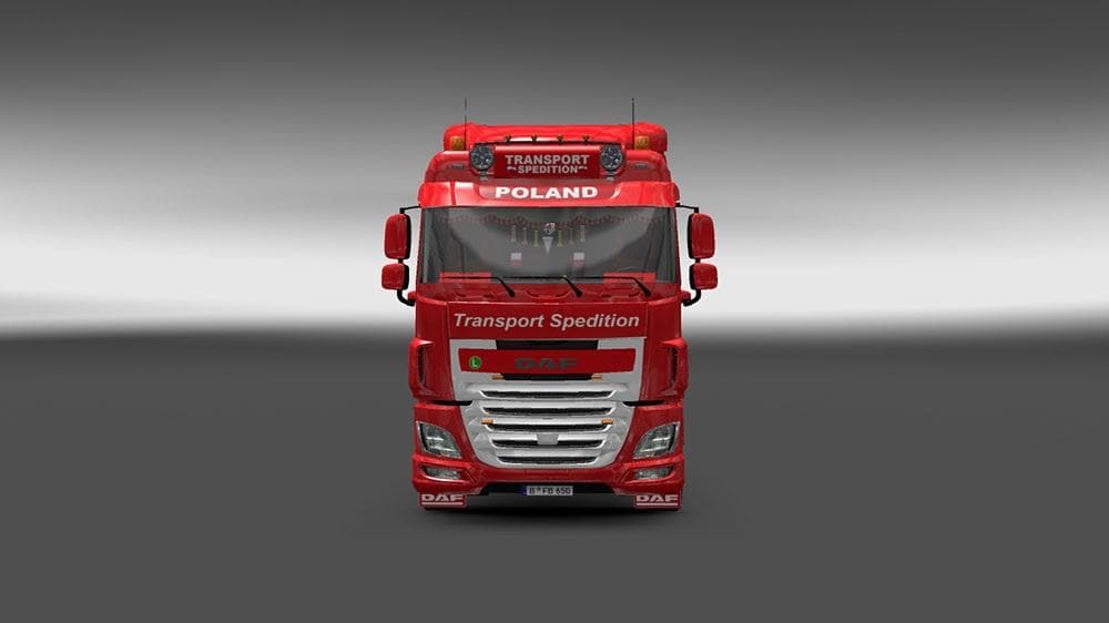 DAF XF EURO 6 OHAHA TS POLAND SKIN + WHEELS - ETS2 mods download – skins screenshot 2