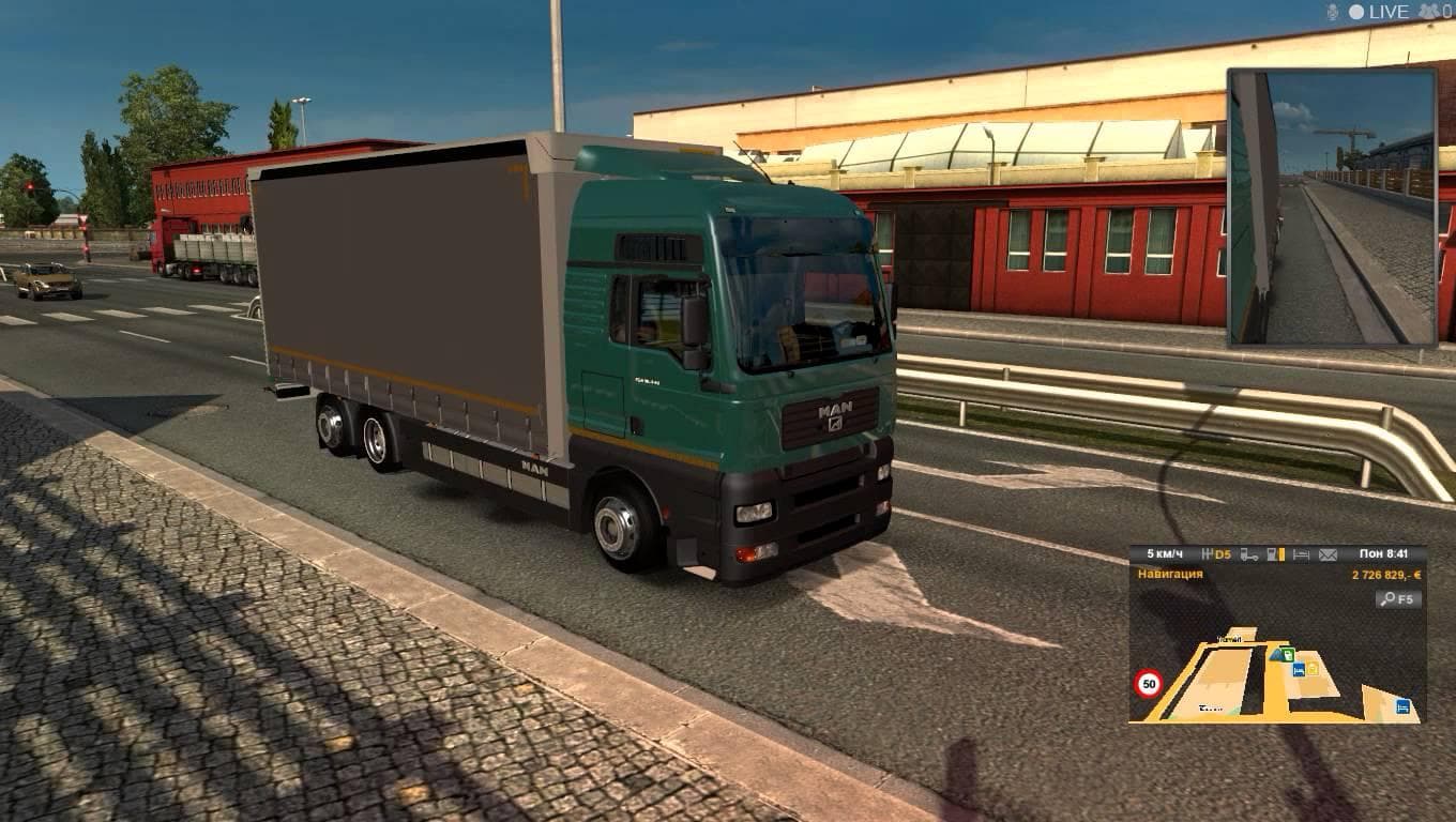 MAN TGA XXL TANDEM V2.3 – Parts mod for Euro Truck Simulator 2