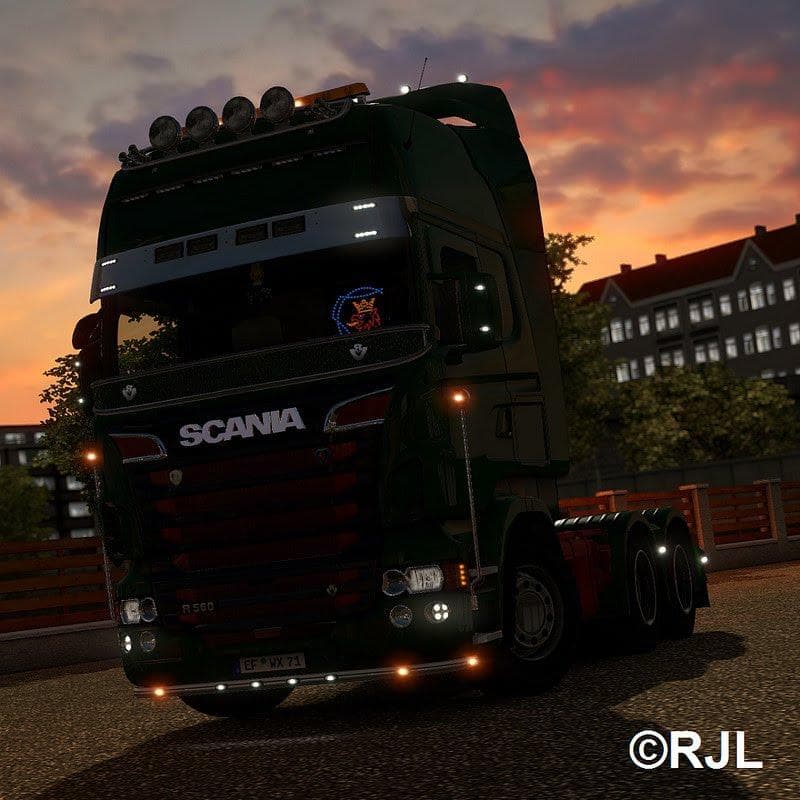 SCANIA R & STREAMLINE MODIFICATIONS 1.21.X – Parts mod for Euro Truck Simulator 2
