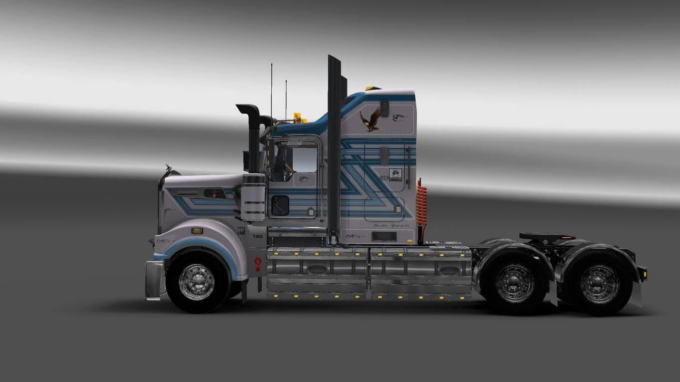 SKIN BOBBINS FOR KENWORTH T908 CAB C - ETS2 mods download – skins screenshot 2