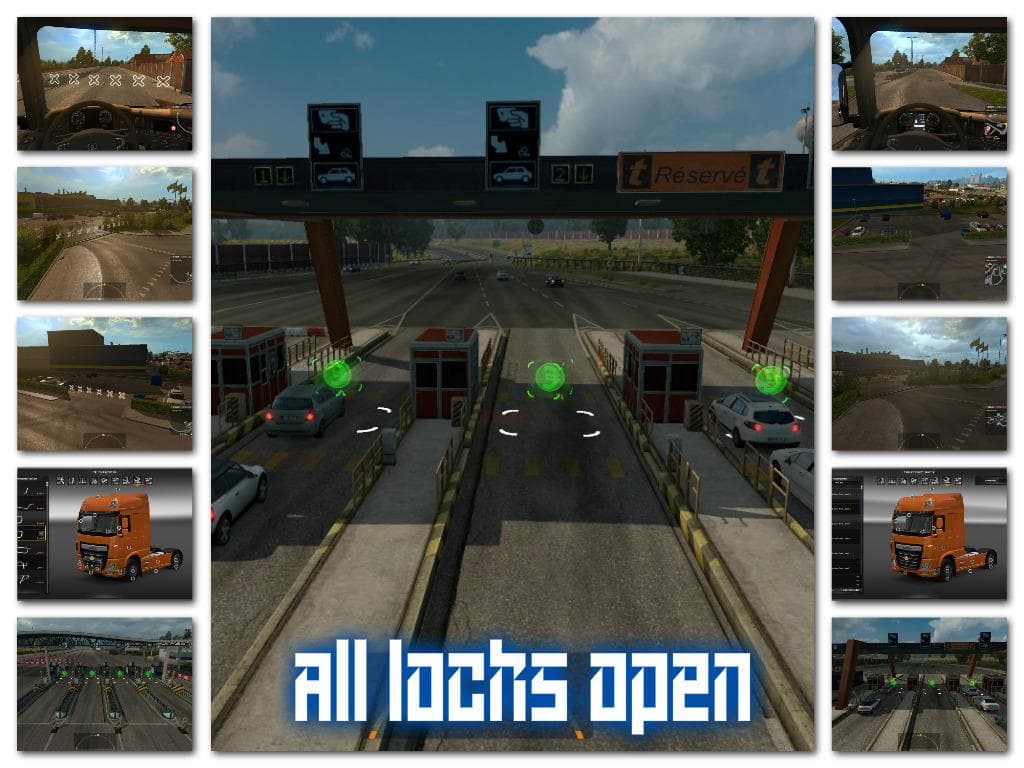Unlocked 3.in.1 1.21 – Parts mod for Euro Truck Simulator 2