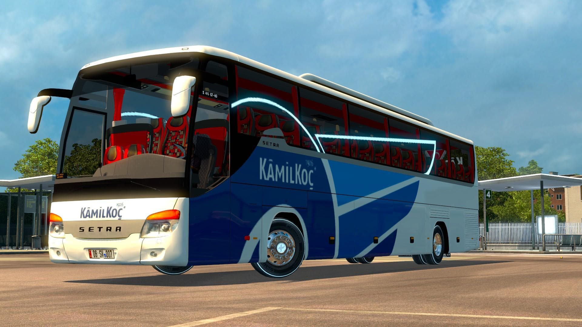 Setra 416 GT-HD 2+1 1.21.X - ETS2 mods download – trucks screenshot 2