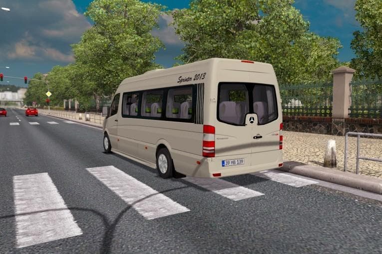 Mercedes-Benz Sprinter 515 CDI v1 1.21.X - ETS2 mods download – trucks screenshot 2