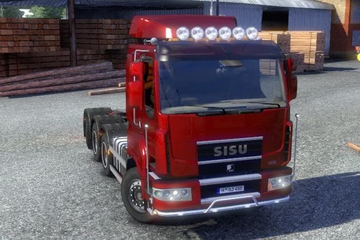 SISU R500, C500, C600 1.19-1.21 – Parts mod for Euro Truck Simulator 2