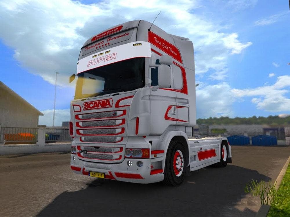 HERVOUIN TRANSPORT RJL - ETS2 mods download – skins screenshot 2
