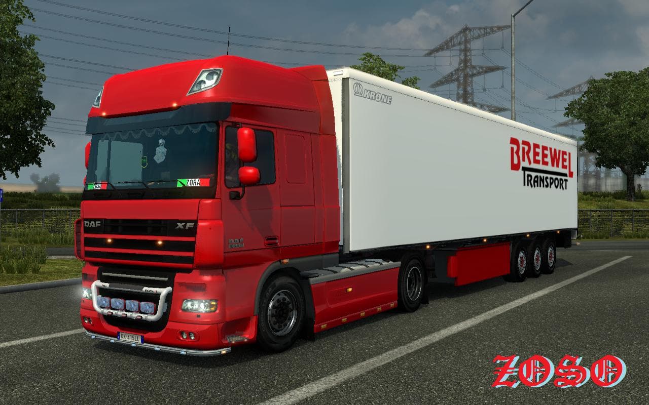 TRAILER BREEWEL TRANSPORT – Trailers mod for Euro Truck Simulator 2