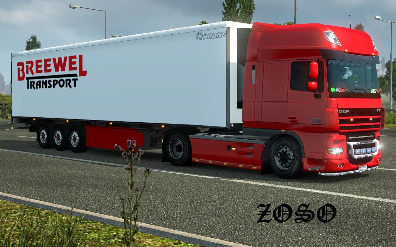 TRAILER BREEWEL TRANSPORT - ETS2 mods download – trailers screenshot 2