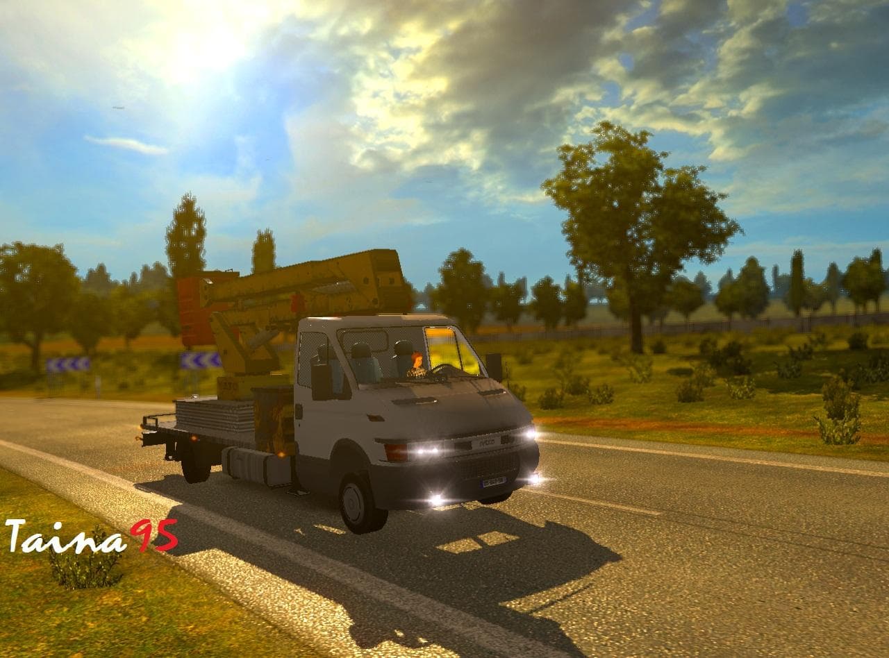 IVECO DAILY SERVICE AI TRAFFIC 1.21.X – Other mod for Euro Truck Simulator 2