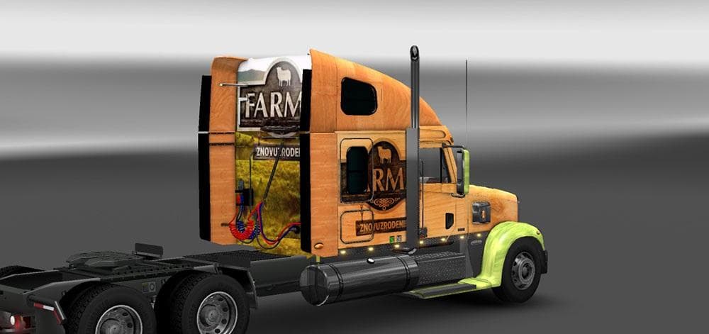 FREIGHTLINER CORONADO FARMA SKIN - ETS2 mods download – skins screenshot 2