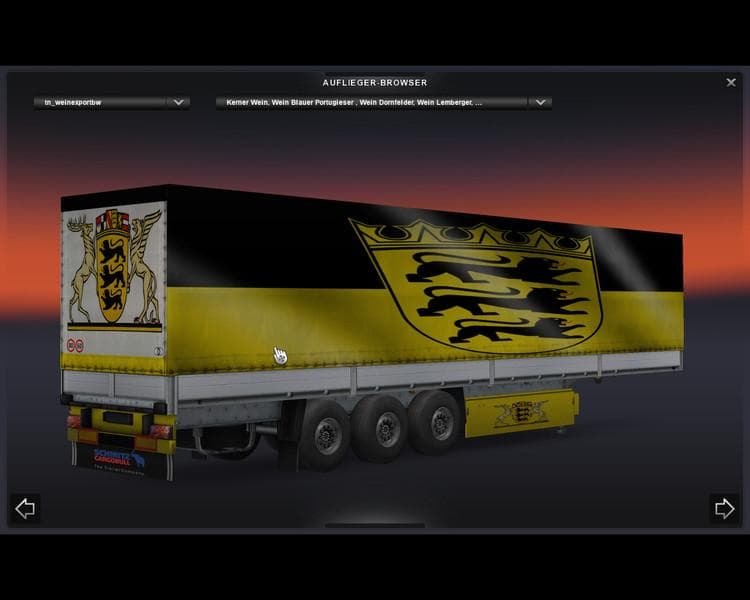 WINE FROM BADEN WURTEMBERG V1.1 - ETS2 mods download – trailers screenshot 2