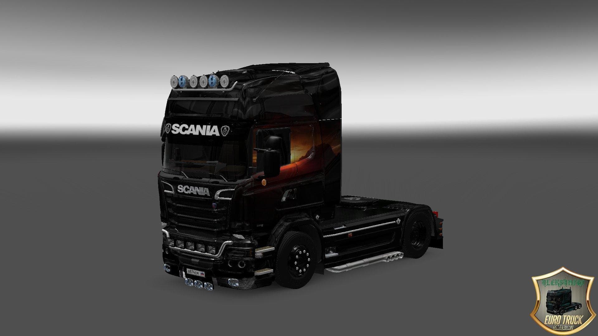 SUNSET SKIN FOR SCANIA STREAMLINE – Skins mod for Euro Truck Simulator 2