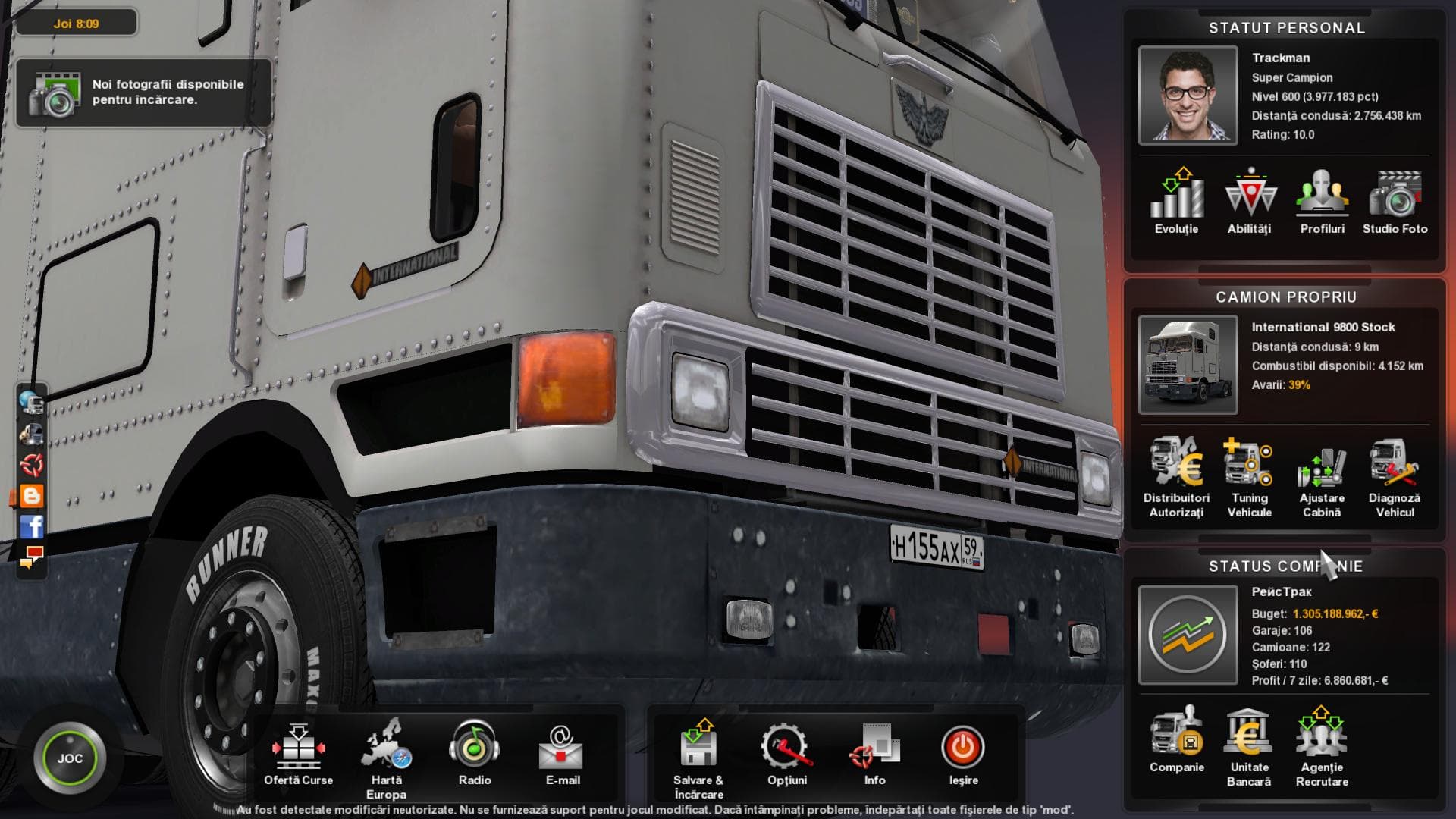 NEW MUSIC IN MENU – Sounds mod for Euro Truck Simulator 2