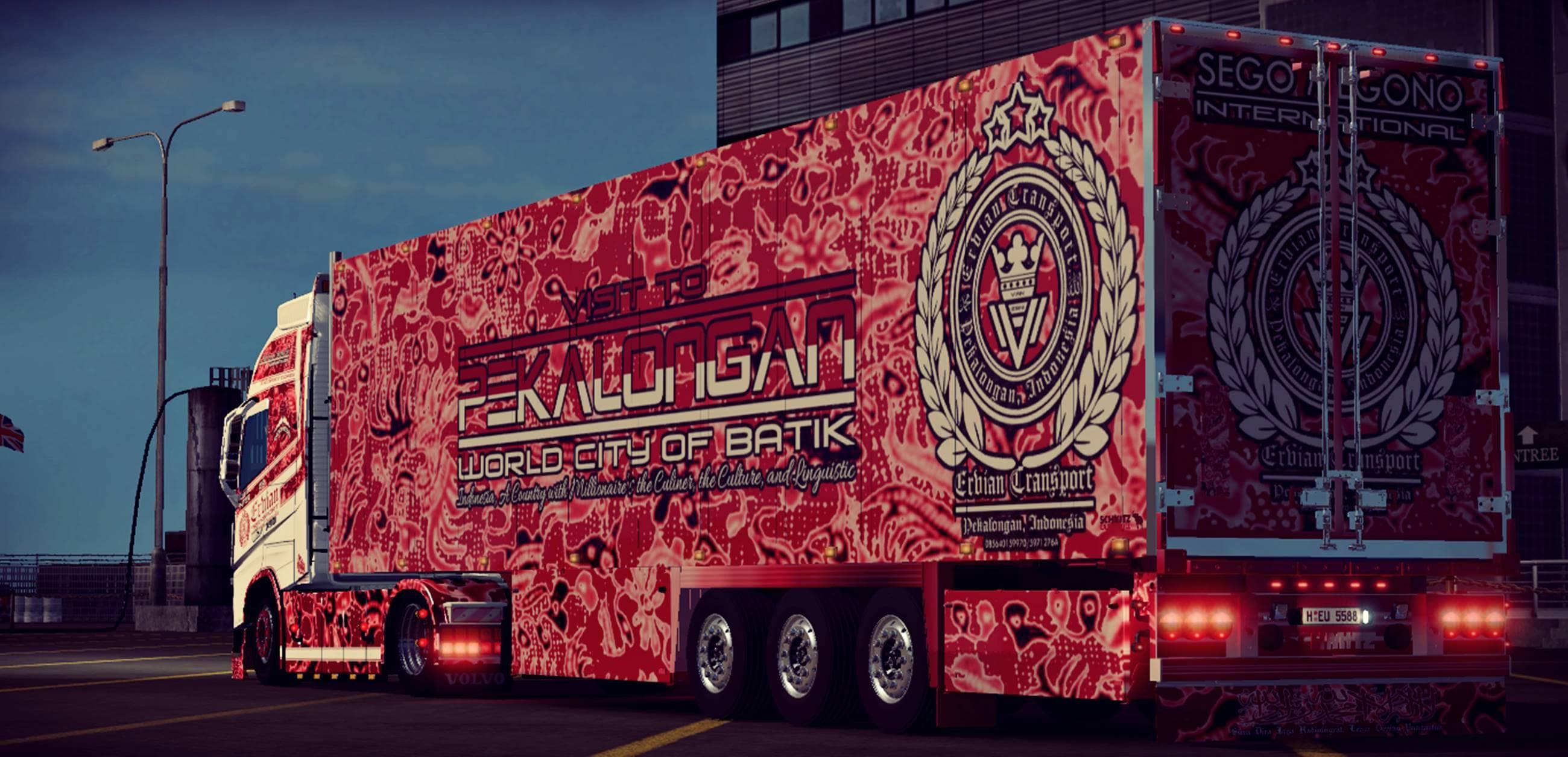 COMBO PACK SKIN BATIK PEKALONGAN – Skins mod for Euro Truck Simulator 2