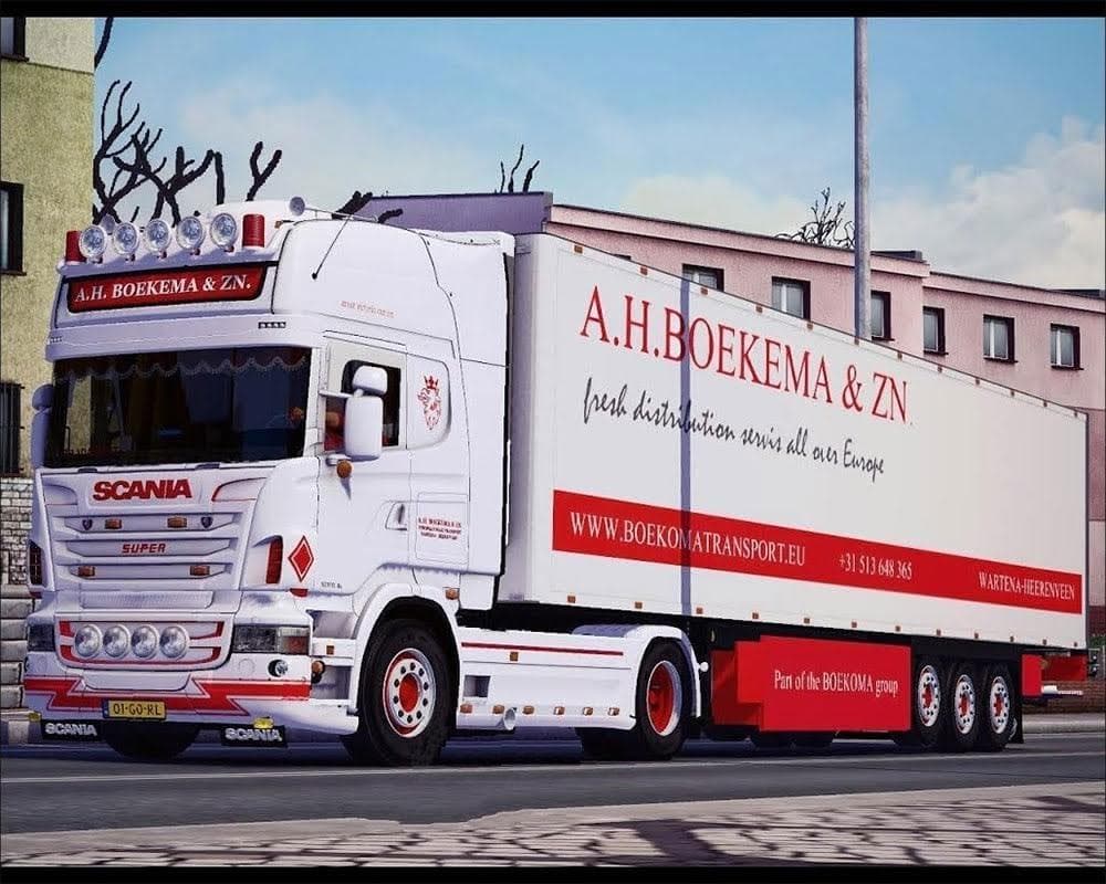 SCANIA BOEKEMA HOLLAND – Trucks mod for Euro Truck Simulator 2
