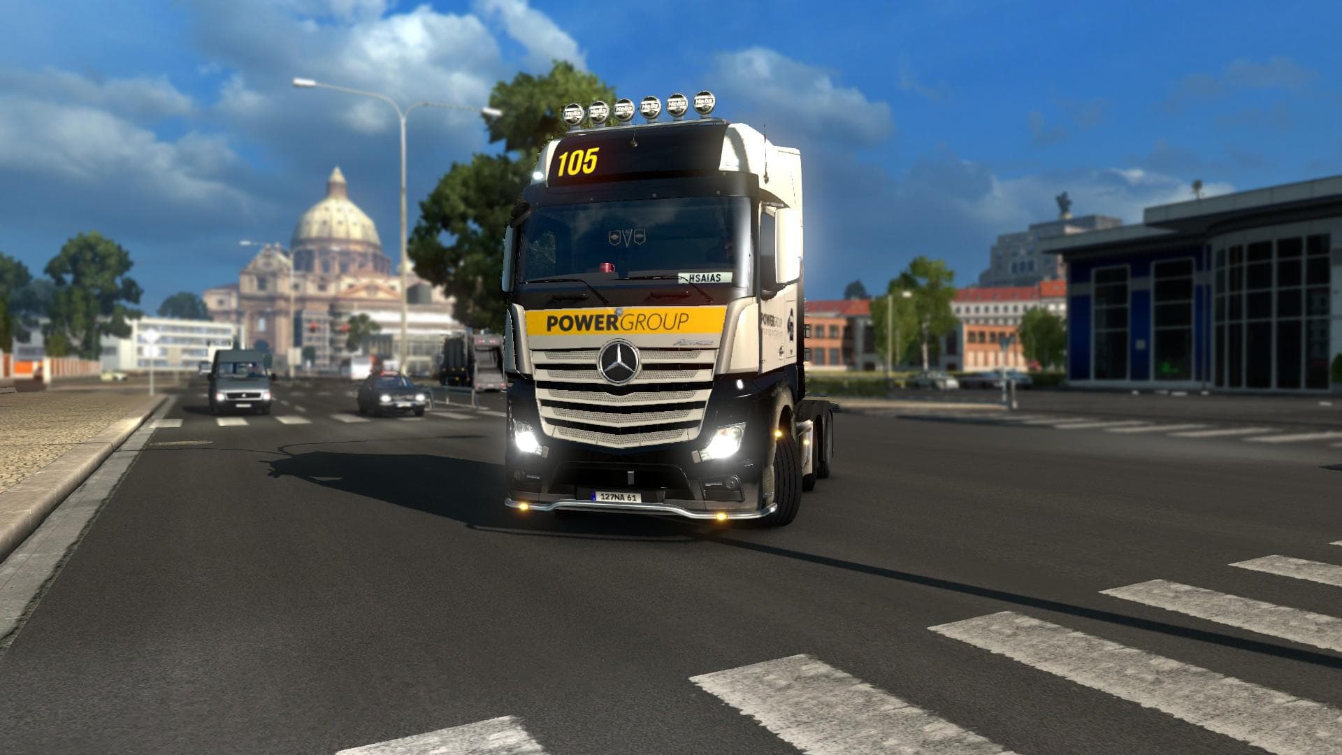 MB ACTROS 2014 SKIN POWER GROUP V1 – Skins mod for Euro Truck Simulator 2