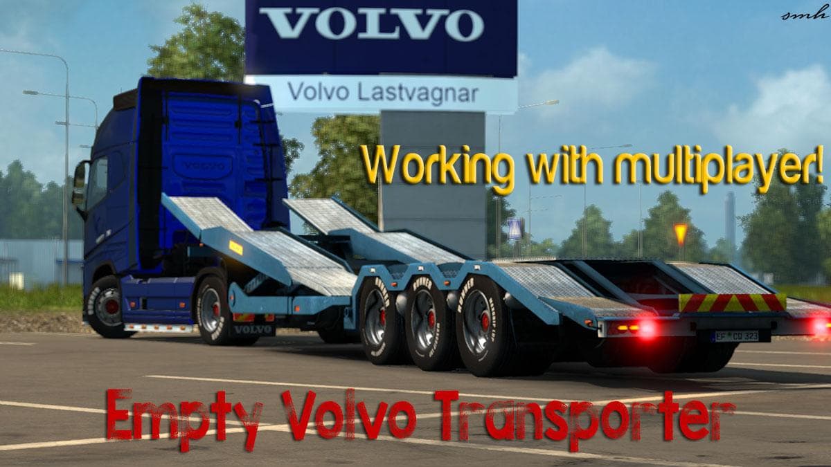 Empty Volvo Transporter – Trailers mod for Euro Truck Simulator 2