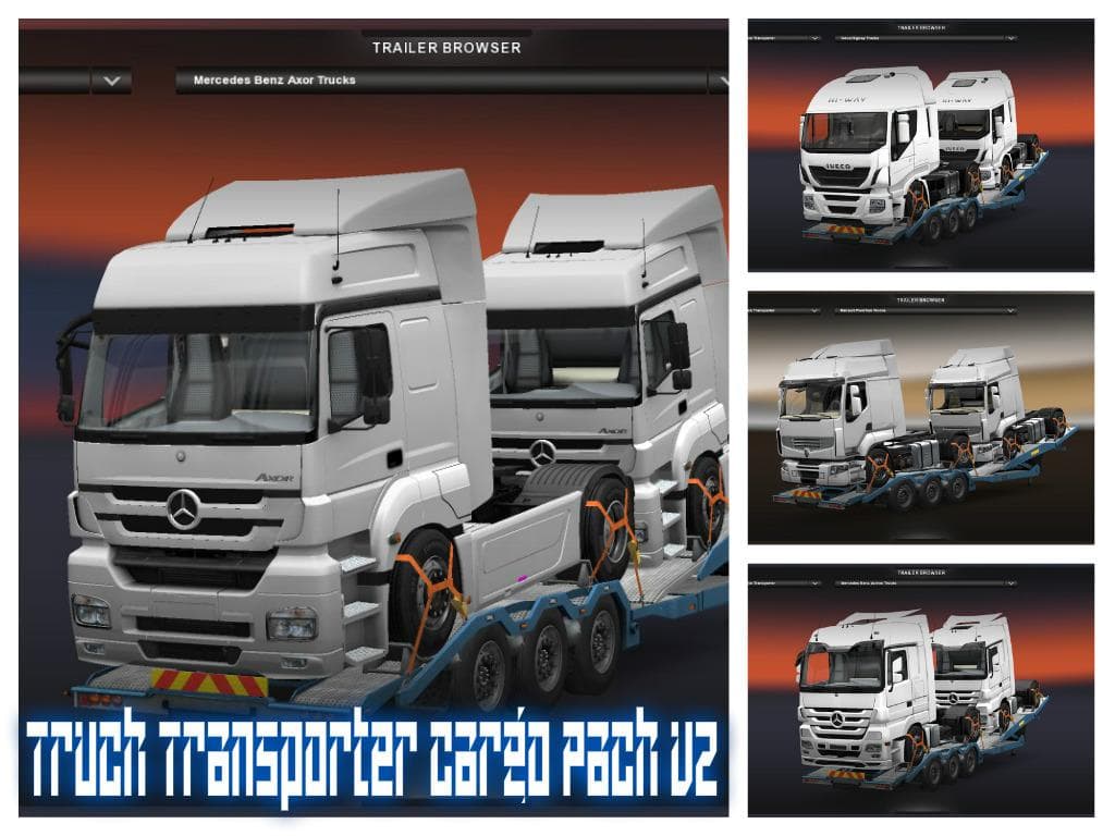 Another Cargo for Truck Transporter v2.0 - ETS2 mods download – trailers screenshot 2