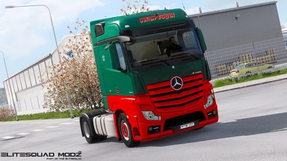 MERCEDES ACTROS MPIV OSKAR VOGE SKIN – Skins mod for Euro Truck Simulator 2