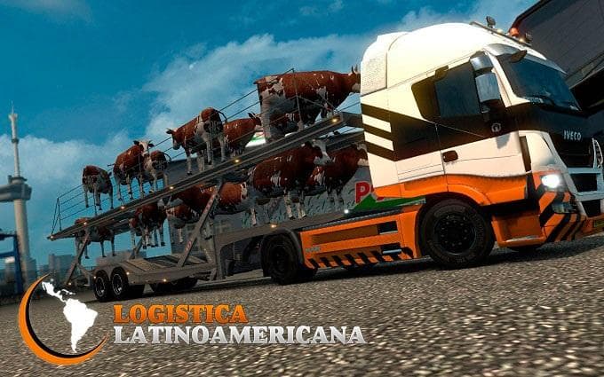 COWS TRAILER CARS FOR MULTIPLAYER/SINGLE – Trailers mod for Euro Truck Simulator 2