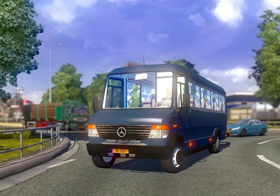 MERCEDES BENZ VARIO 812D IN TRAFFIC – Other mod for Euro Truck Simulator 2