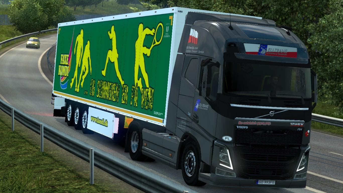 Faxe Kondi (Royal Unibrew) Skin by Steini - ETS2 mods download – skins screenshot 2