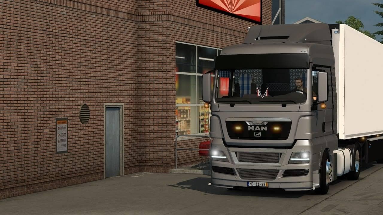 MAN TGX + INTERIOR 1.21.X – Parts mod for Euro Truck Simulator 2