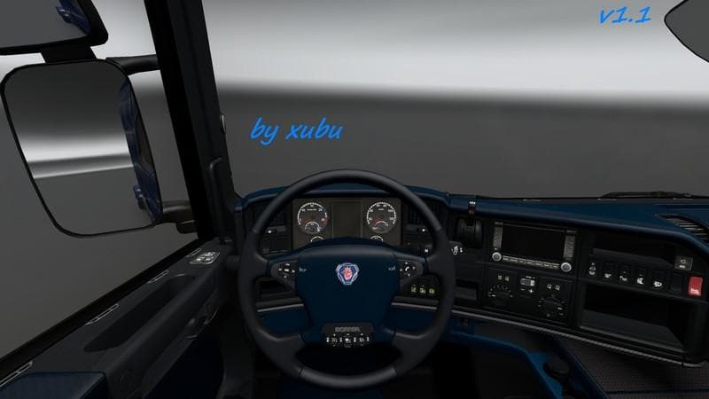SCANIA R PRIMARY BLUE V1.1 – Skins mod for Euro Truck Simulator 2