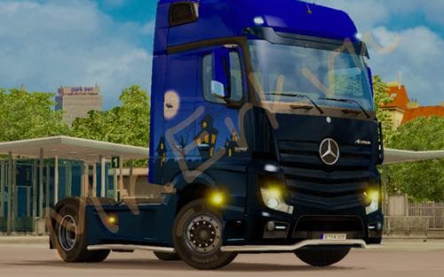 MERCEDES MP4 HALOOWEEN SKIN 1.21 – Skins mod for Euro Truck Simulator 2