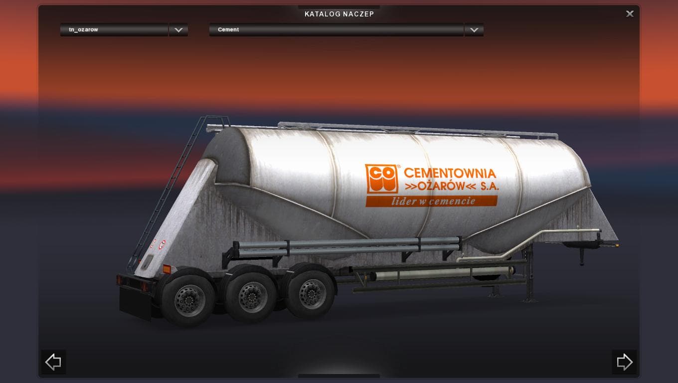 OZAROW CEMENT - TRAILER 1.21.X - ETS2 mods download – trailers screenshot 2