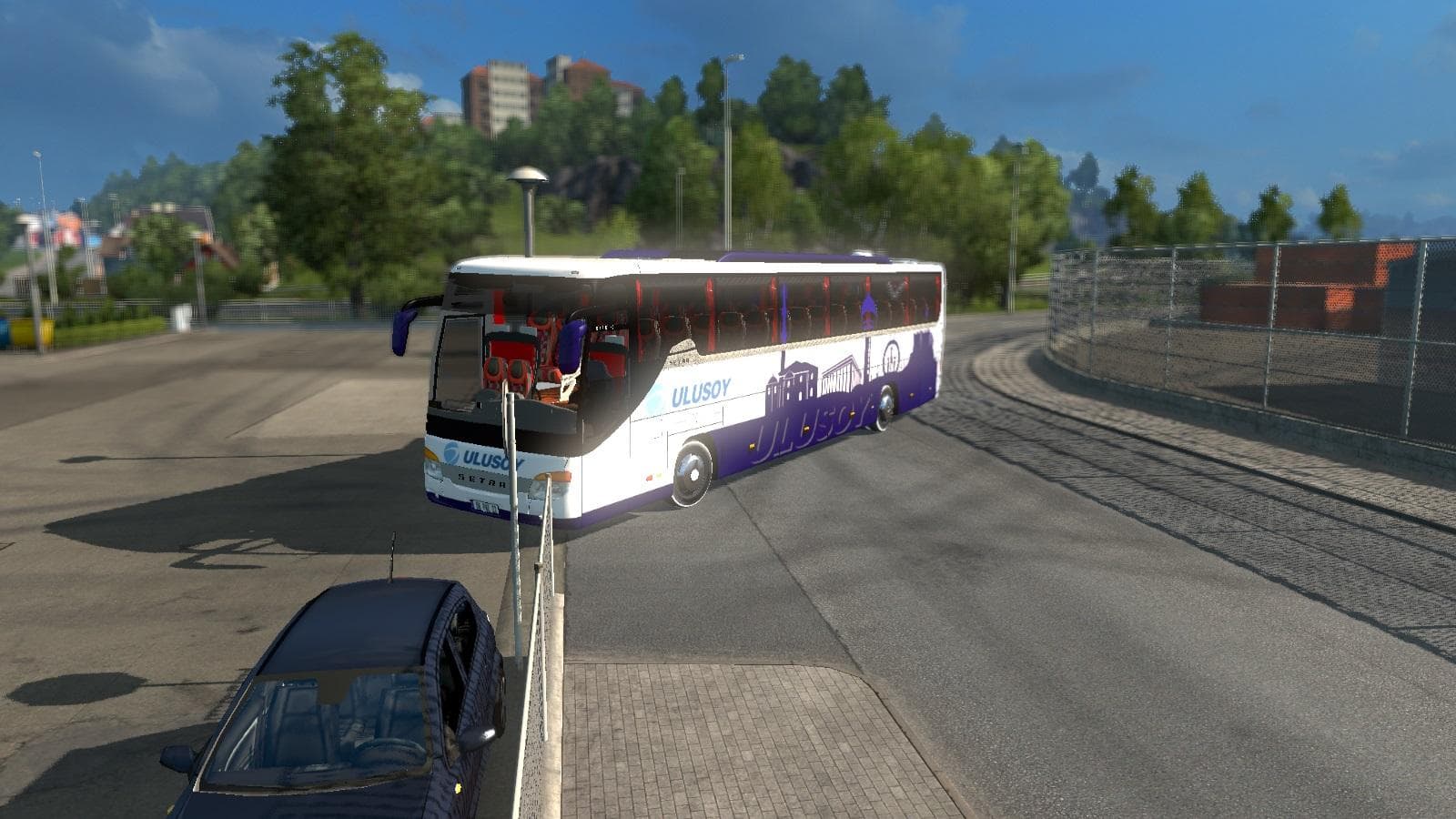 Setra 416 Gt Ulusoy Ankara Paintjob v1.0 – Skins mod for Euro Truck Simulator 2