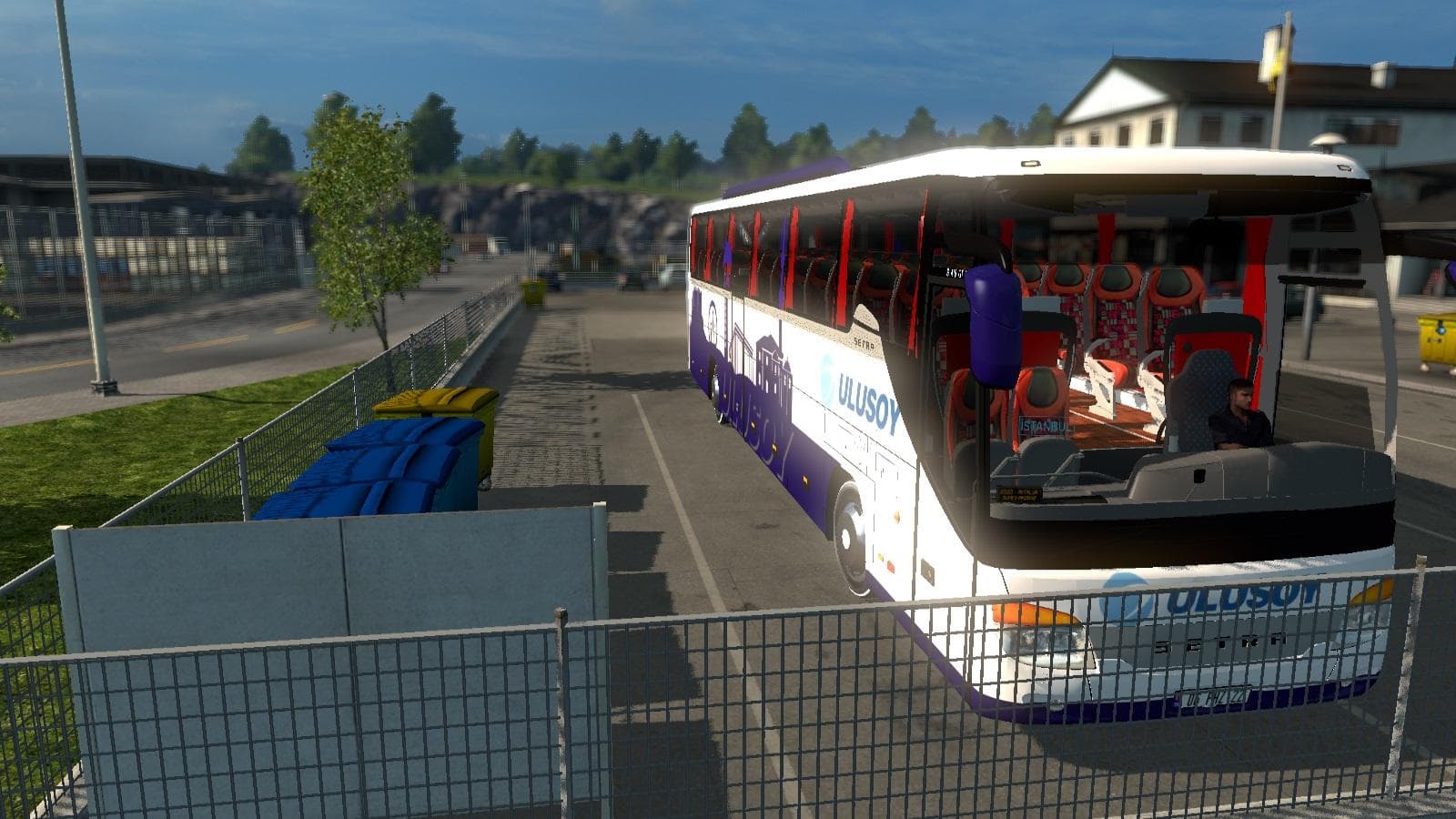Setra 416 Gt Ulusoy Ankara Paintjob v1.0 - ETS2 mods download – skins screenshot 2