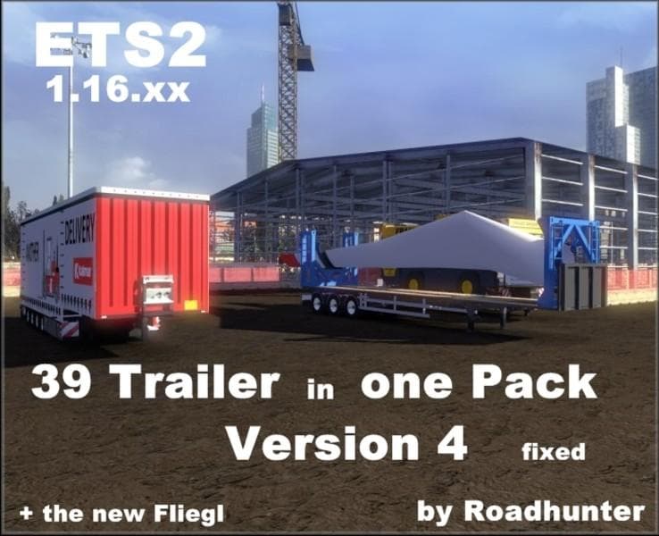 39 ROADHUNTER TRAILER IN A PACK V5.2 - ETS2 mods download – trailers screenshot 2