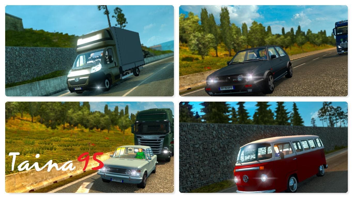 AI TRAFFIC PACK MOD V1.21 – Other mod for Euro Truck Simulator 2