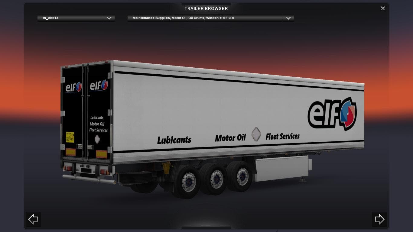 ELF TRAILER 1.12.X - ETS2 mods download – trailers screenshot 2