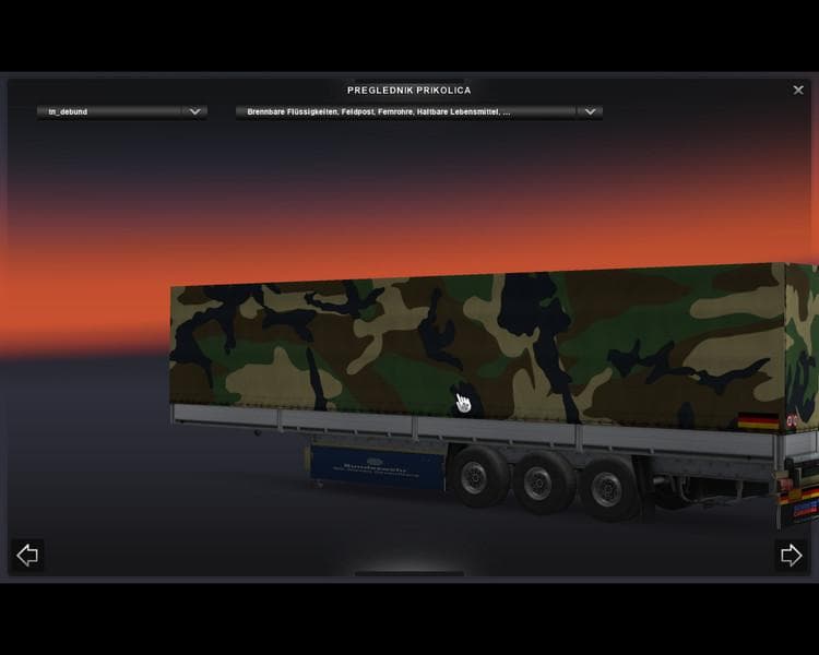 BUNDESWEHR TRAILER V1.0 – Trailers mod for Euro Truck Simulator 2
