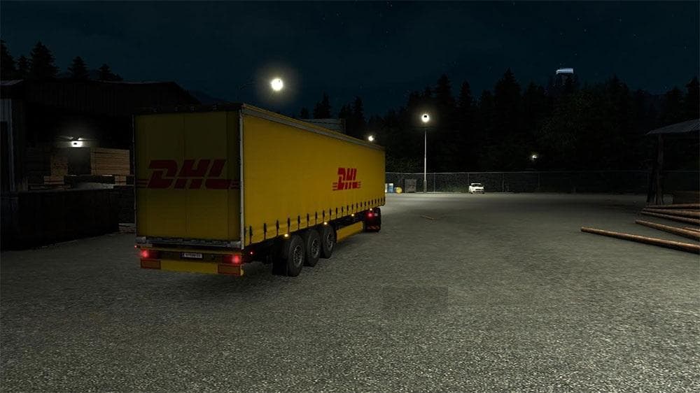DHL TRAILER + 6 NEW CARGOES - ETS2 mods download – trailers screenshot 2