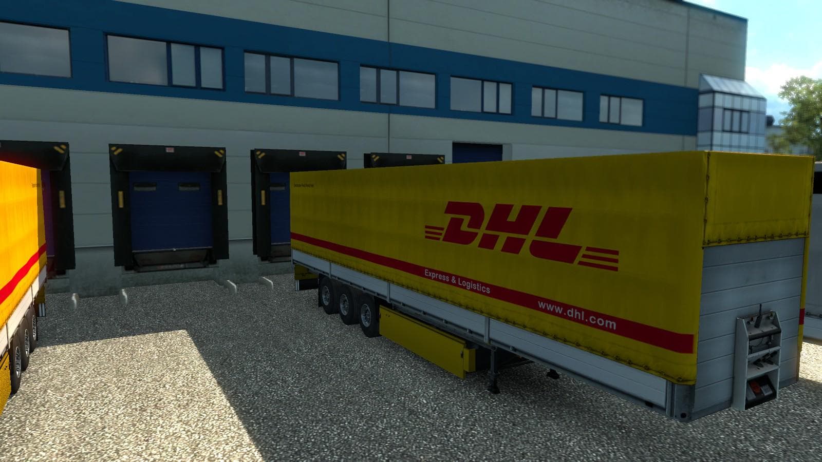 DHL TRAILER + 47 CARGO 1.21.X – Trailers mod for Euro Truck Simulator 2