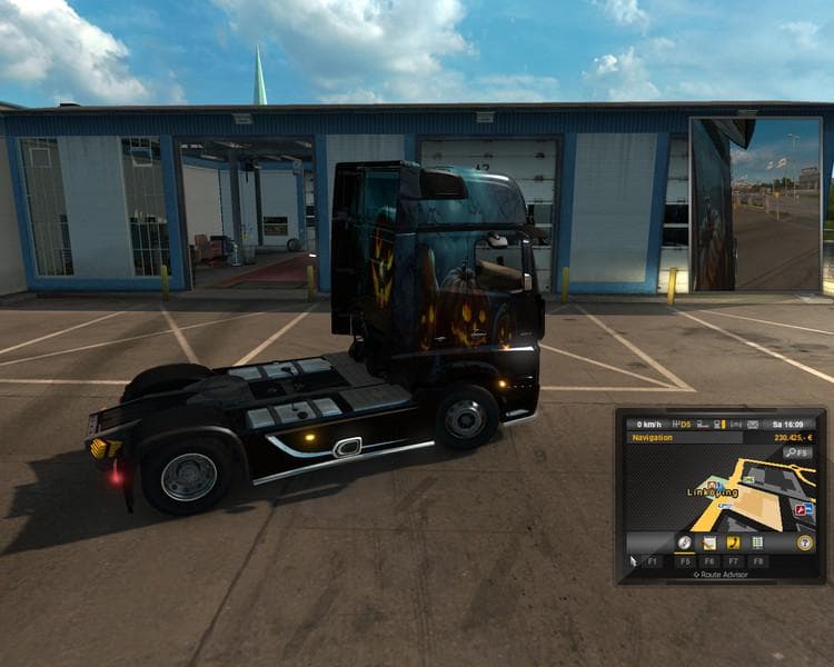 MERCEDES BENZ HALLOWEEN V1.0 – Skins mod for Euro Truck Simulator 2