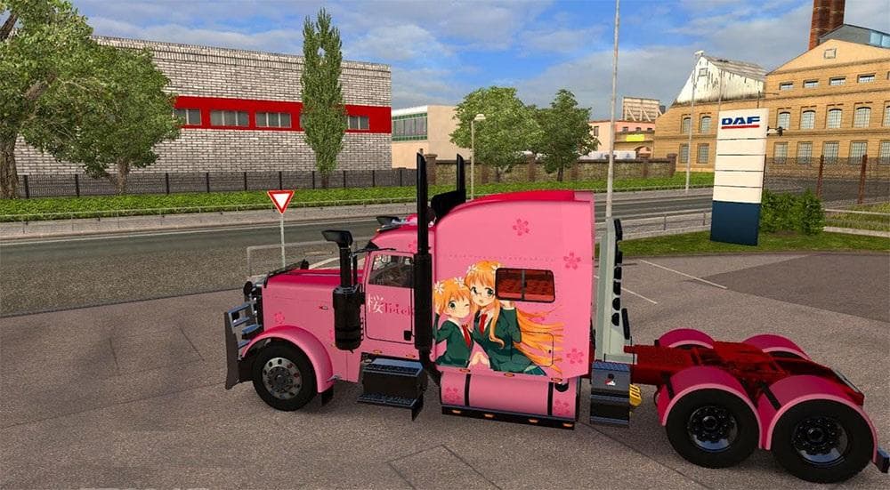 SAKURA TRICK COMBO SKIN PACK V3.21 - ETS2 mods download – skins screenshot 2